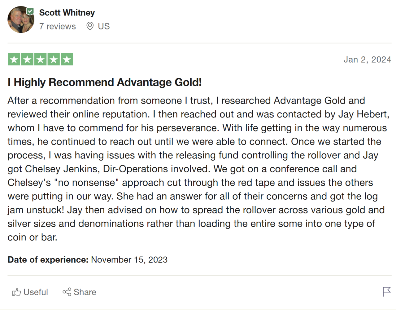 Advantage Gold reviews 1